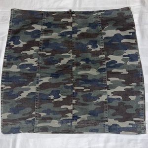 Free People Camo Skirt